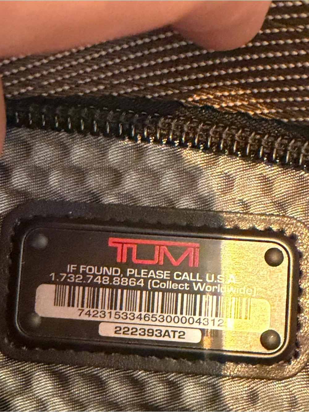 NWT  TUMI Alpha Bravo Monterey Sling Bag Heavy Duty Adjustable 22318ATH2.